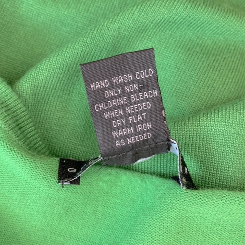 Grace Elements | Fitted Green Cardigan w|jewel Buttons - Picture 7 of 7